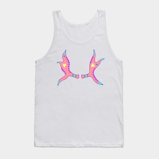 Painted Moose Antlers Tank Top